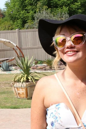 Freckled Teenie Tryout