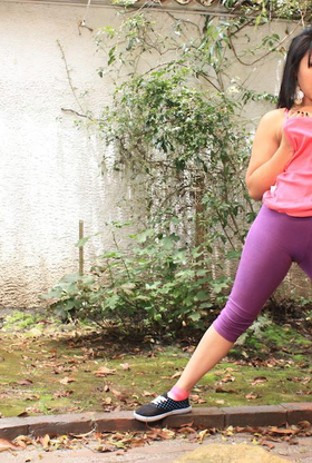 Yam-Sized Purple Bootie