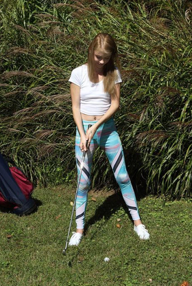 Hannah Hays in Teeing Off
