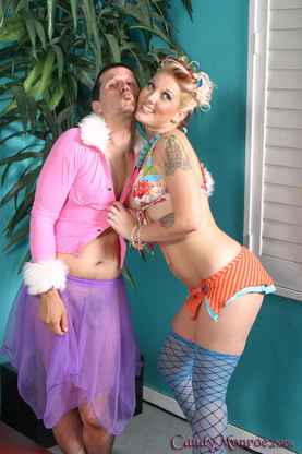 Mikey Slurps Jism Off My Bosoms