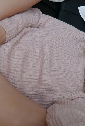 Dirty nubile Kira Thorn demonstrates her knockers and demonstrates her extraordinaire plump backside