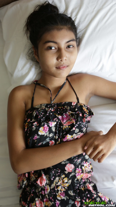 Ultra-cute Japanese female Pauw shows her ideal teenie tits & gives a immense manhood a POV ride