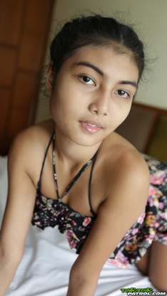 Ultra-cute Japanese female Pauw shows her ideal teenie tits & gives a immense manhood a POV ride