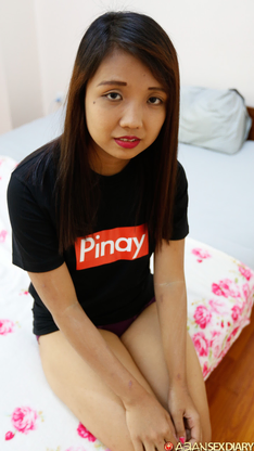 Round Asian stunner Angel E gets her furry vagina creampied during POV ravage-a-thon