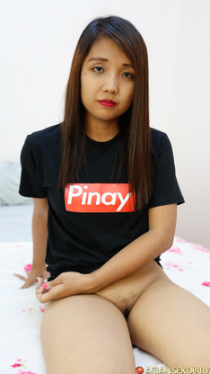 Round Asian stunner Angel E gets her furry vagina creampied during POV ravage-a-thon