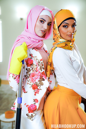 Hijab Fuck-a-thon Julia James, Laynee James, Anthony White