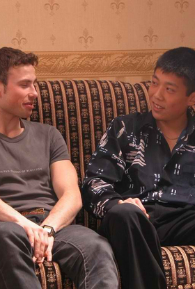 Small damsel Gina has her hymen battered during fuck-fest with a couple of studs