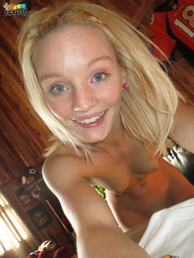 Student Sammie Daniels shows off her smallish body in public and in individual