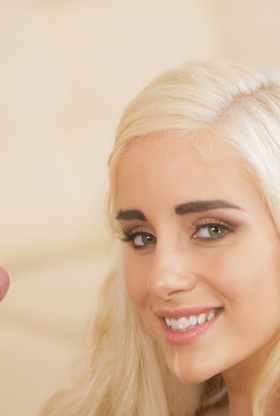 Naomi's Provocative Platinum Blonde Foil Fucks Herway to Explosive Rod Ejaculation