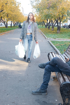 Kecy H's tight ass ends a shopping trip with a fat cock hook-up