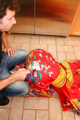 Brooke Banner takes a hard pounding in the bathroom and begs for more