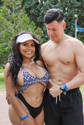 Latina doll, Kesha Ortega, takes a cum-load on her huge backside after intense fucking