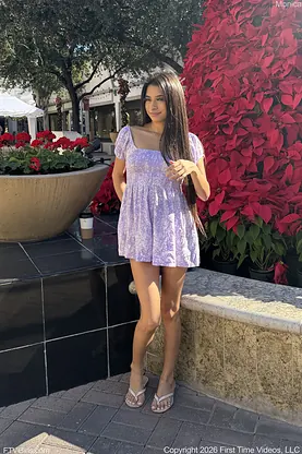 Watch Monica, the petite beauty, flaunt her perfect body & massive curves in public