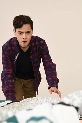 Stepmom Layton Benton rides her sonny's thick dick & takes a massive load