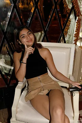 Naughty Indian teen Hazel Heart flaunts her panties & takes a bare home pounding