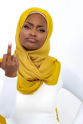 Ken Perceives, Jayne Doh & Rhae Woods take turns getting their curvy asses creamed at Hijab Fuckfest