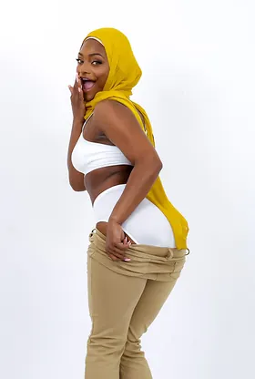 Ken Perceives, Jayne Doh & Rhae Woods take turns getting their curvy asses creamed at Hijab Fuckfest