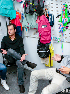 Glorious Doll Kenzie Love Takes Jizm On Her Orb After Servicing Firm Cock